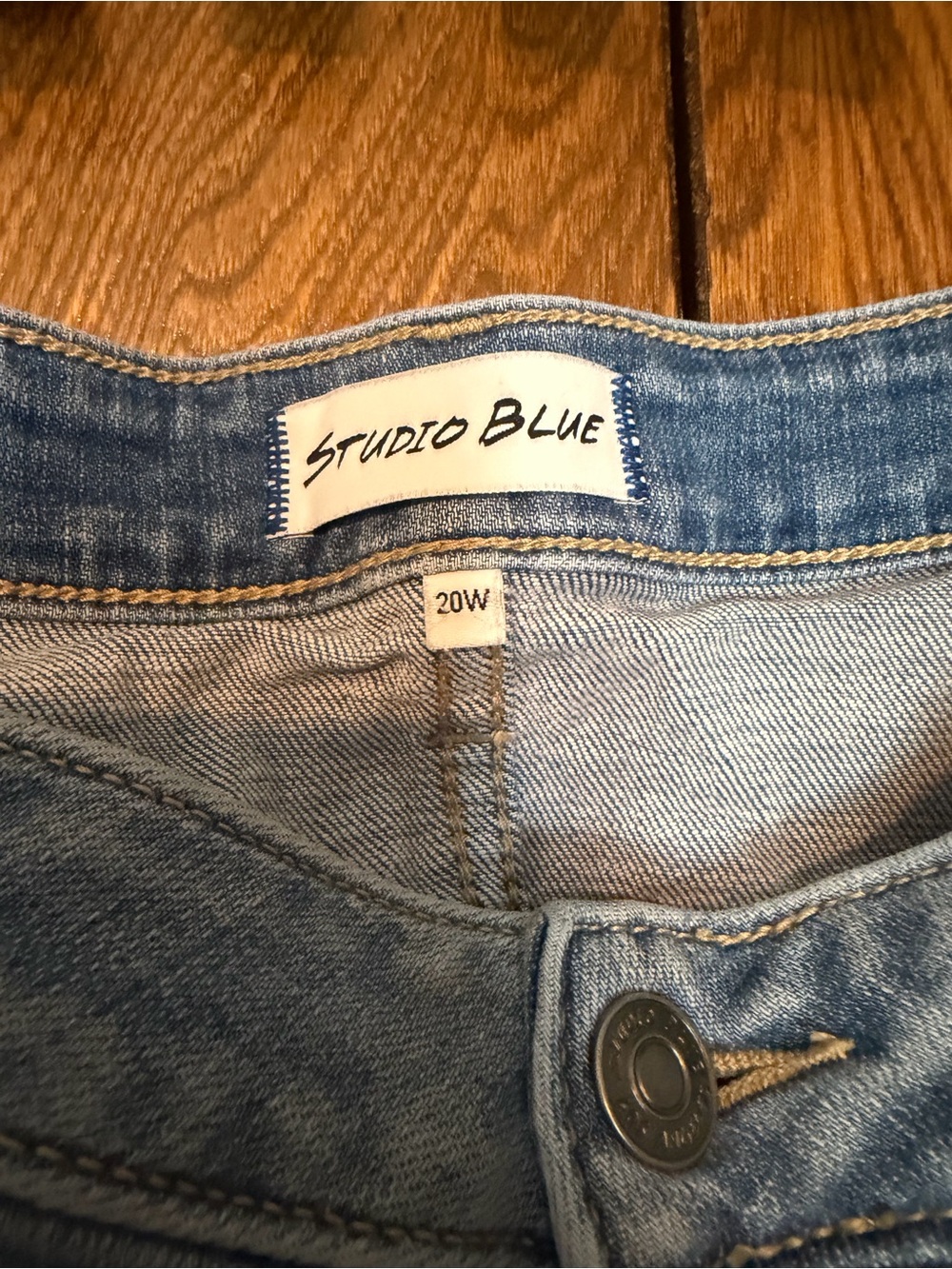 Studio Blue Distressed Jeans - Picture 2 of 3